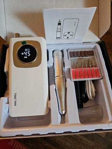 Professionele nagelfrees draadloos nieuw in doos  beschikbaar voor biedingen