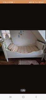 Prachtig antiek bed, Huis en Inrichting, Slaapkamer | Bedden, Gebruikt, Eenpersoons, Hout, Ophalen