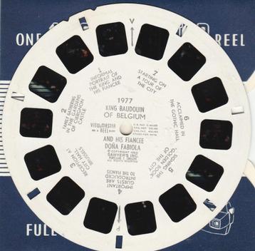 view master 1977 BOUDEWIJN FABIOLA BELGIË viewmaster beschikbaar voor biedingen