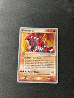 Groudon EX (EX Crystal Guardians 93/100), Ophalen of Verzenden, Zo goed als nieuw, Losse kaart