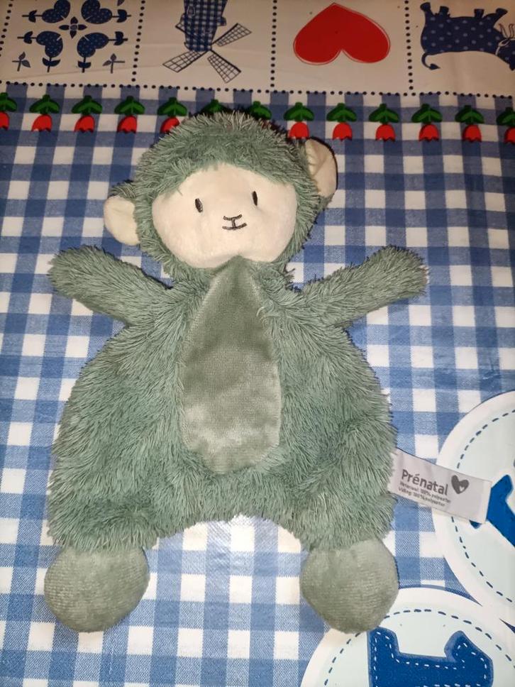 Prenetal groen schaap / lammetje knuffeldoekje, Kinderen en Baby's, Speelgoed | Knuffels en Pluche, Zo goed als nieuw, Overige typen