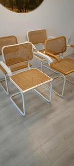 Vintage Buisframe Slede Stoelen, Huis en Inrichting, Stoelen, Ophalen, Gebruikt