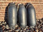 3 nette zwarte grote fenders bootfenders bootboeien 22x65cm, Ophalen of Verzenden, Overige typen