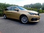 Peugeot 308 1.2 Pas 110.000 km Zeer Luxe leer AUT 2018, USB, Zwart, 635 kg, 130 pk
