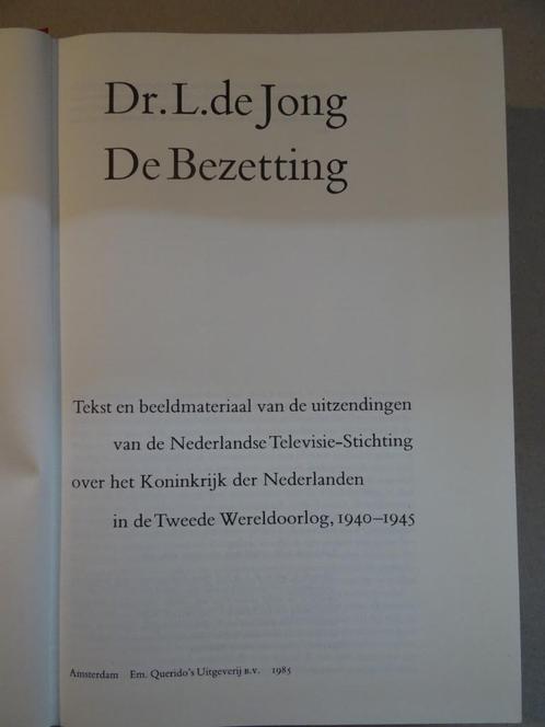 De Bezetting - Dr. L. de Jobg, Boeken, Oorlog en Militair, Zo goed als nieuw, Algemeen, Tweede Wereldoorlog, Ophalen of Verzenden