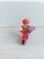 Playmobil 6805 Jongen met step en rugby bal! Compleet!!, Ophalen of Verzenden, Zo goed als nieuw, Complete set