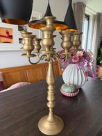 Massief Messing Kandelaar 9-arms, 66cm hoog, Ophalen, Overige materialen