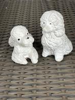 Schattige kleine beeldjes van poedels, Verzamelen, Beelden en Beeldjes, Ophalen of Verzenden, Gebruikt, Dier