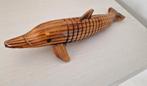 Houten Dolfijn Decoratie - Handgemaakt, Ophalen of Verzenden, Nieuw