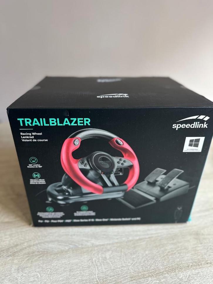 Racing wheel trail blazer, Spelcomputers en Games, Spelcomputers | Overige Accessoires, Zo goed als nieuw, Ophalen of Verzenden