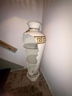 Grote Griekse Decoratieve Vaas met Glazen Plateaus - 153 cm, Huis en Inrichting, Ophalen, Met plank(en), Minder dan 50 cm, Klassiek