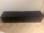 IKEA Besta tv meubel hoogglans zwart, Ophalen, Gebruikt, 150 tot 200 cm, Minder dan 100 cm