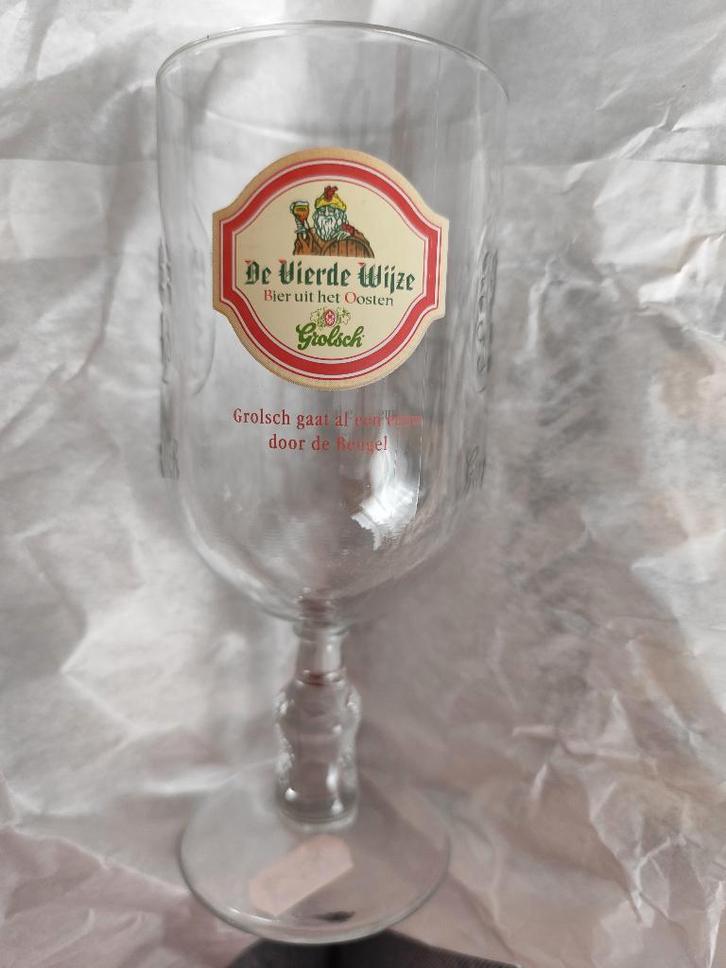 Speciaalbier glazen Grolsch, jaareditie, Verzamelen, Glas en Borrelglaasjes, Zo goed als nieuw, Bierglas, Ophalen of Verzenden