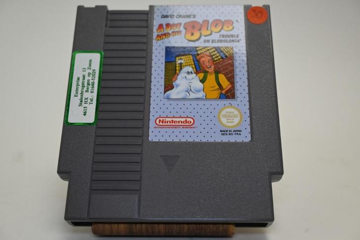 Nes did crane's A Boy and his Blob, Spelcomputers en Games, Games | Nintendo NES, Gebruikt, Avontuur en Actie, 1 speler, Vanaf 3 jaar