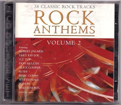 2 CD Various – Rock Anthems Volume 2, Cd's en Dvd's, Cd's | Verzamelalbums, Gebruikt, Verzenden