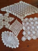 Prachtige fijn gehaakte kleedjes uit grootmoeders tijd, Antiek en Kunst, Antiek | Kleden en Textiel, Ophalen of Verzenden