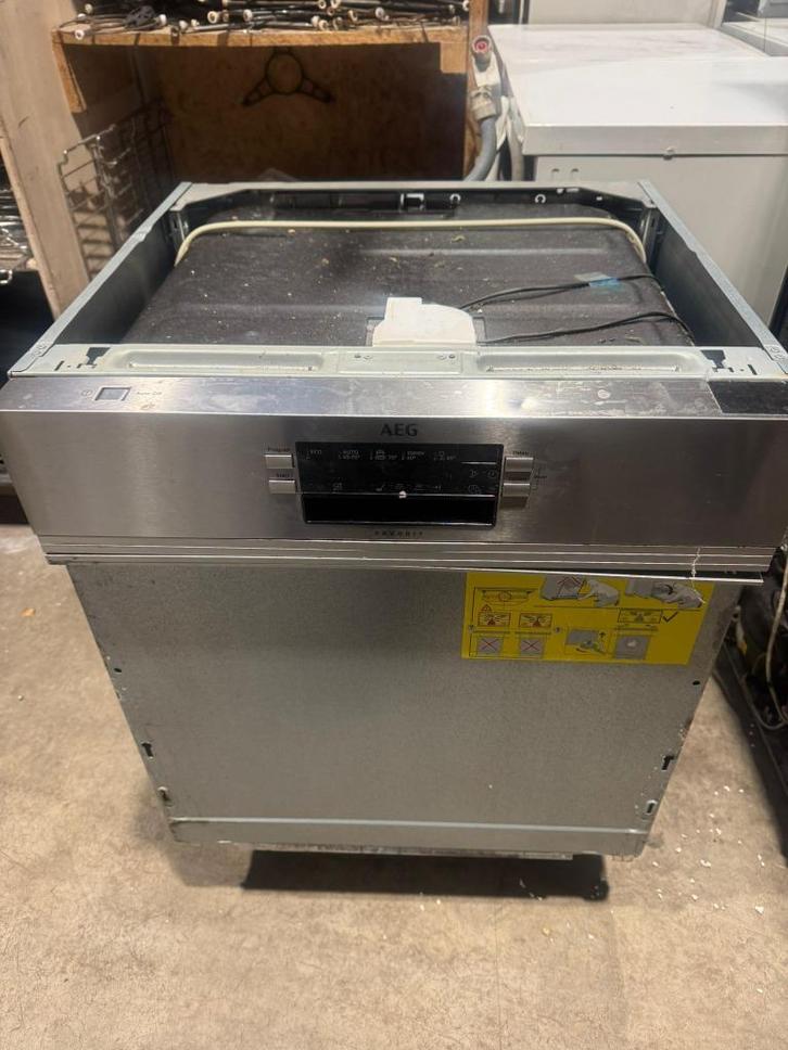 AEG half-gein vaatwasser | Schoon | Garantie | Bezorging, Witgoed en Apparatuur, Vaatwasmachines, Zo goed als nieuw, Tussenbouw