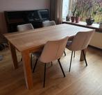 Stevige houten eettafel 165x90, Huis en Inrichting, Tafels | Eettafels, Ophalen, Gebruikt, 50 tot 100 cm, 150 tot 200 cm