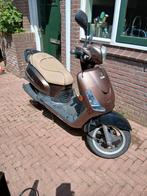 Sym Fiddle blauw kenteken, Fietsen en Brommers, Scooters | SYM, Ophalen, Gebruikt, Fiddle