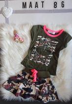 Twee -delig panter shirt rok army roze, Ophalen of Verzenden, Gebruikt, Meisje, Setje