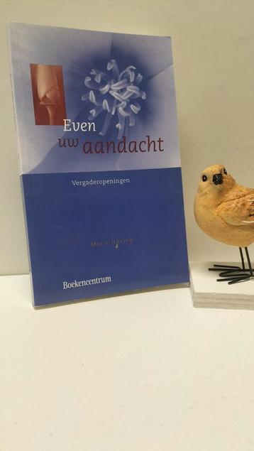 Hüsing, Marie: Even uw aandacht (vergaderopeningen)   beschikbaar voor biedingen