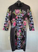 aparte bodycon dress snake butterfly M vlinder slang, Verzenden, Zo goed als nieuw, Zwart