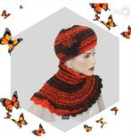 Gebreid colsetje met muts, Handgemaakt, Verzenden, Nieuw, Muts