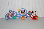 Donald Duck Minnie Mickey boxhanger wagenspanner vintage, Mickey Mouse, Ophalen of Verzenden, Zo goed als nieuw, Beeldje of Figuurtje