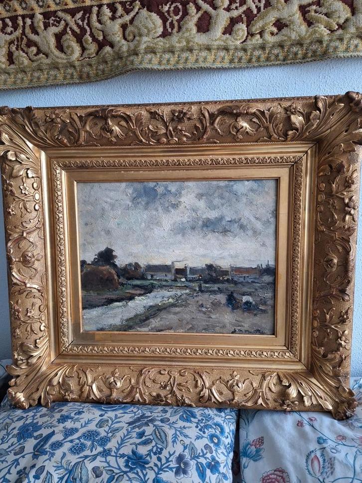 Originele  Morgenstern Munthe., Antiek en Kunst, Kunst | Schilderijen | Klassiek, Ophalen of Verzenden