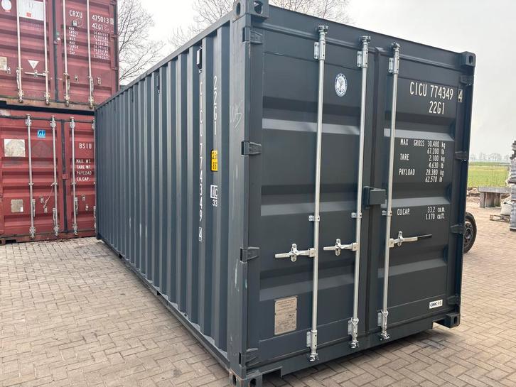 Nieuwe 20ft container - 1x gebruikt - Bouwjaar 2025, Zakelijke goederen, Machines en Bouw | Keten en Containers, Ophalen