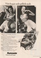 Retro reclame 1971 Pastunette lingerie BH & foundation, Verzamelen, Verzenden, Overige typen
