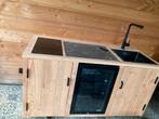 buitenkeuken incl. apparatuur. Vandaag 15% korting!, Ophalen of Verzenden, Nieuw, Houtskool