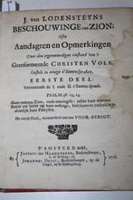 Jodocus van Lodensteyn - Diverse werken (1718), Ophalen of Verzenden
