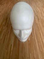 Piepschuim hoofd man, 26cm / Styrofoam head, male, Paspop, Gebruikt, Ophalen
