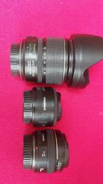 Canon EF-S 15-85mm, EF 50mm 1.4 & Yongnuo 50mm 1.8 lenzen, Ophalen of Verzenden, Standaardlens