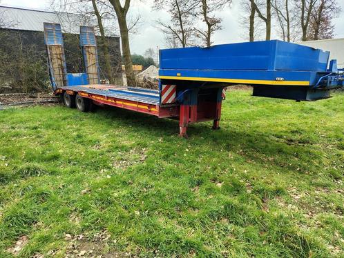 SEMI DIEPLADER CMJ 32 TON OLDTIMER!, Auto's, Vrachtwagens, Bedrijf, Te koop, Aanhangers en Opleggers, Overige brandstoffen, BTW verrekenbaar