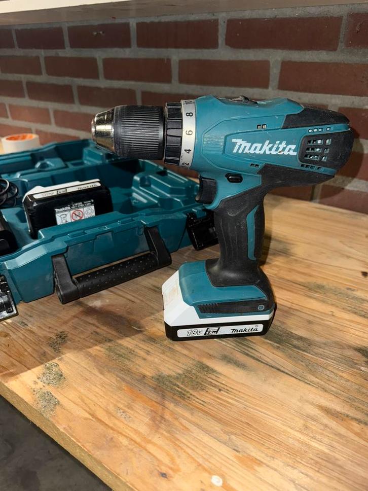 Makita 18V Accuboormachine Set – 2 accu’s + oplader + koffer, Doe-het-zelf en Verbouw, Gereedschap | Boormachines, Ophalen of Verzenden