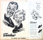 36 vintage advertenties schoenen 1938-00 Ecco Hush Puppies, Ophalen of Verzenden, Gebruikt