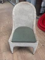 4 rieten bloom eetkamerstoelen, Huis en Inrichting, Stoelen, Ophalen, Gebruikt, Wit, Vier