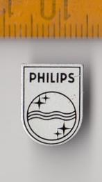 Philips logo Radio embleem schildje blik D, Ophalen of Verzenden