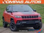 Jeep Compass 4xe 240PK PHEV Trailhawk | Panoramadak | Leder, Automaat, 12 maanden, Gebruikt, Zwart