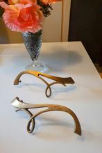 AANBIEDING!! ArtNouveau handgreep/trekgreep deur. Messing., Verzenden