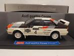 Audi Quattro GT #4 Rally wit 1981 Sun Star metal 1:18 KRD, Ophalen of Verzenden, Zo goed als nieuw, Auto, Sun Star