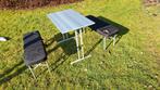Picknicktafel campingtafel kampeertafel aluminium, Caravans en Kamperen, Kampeermeubelen, Ophalen, Gebruikt, Campingtafel