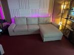 KIVIK 3-zitsbank met chaise longue in beige, Ophalen, Zo goed als nieuw, Stof, Modern