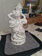 beeld Spaanse dame met bladgoud, Verzamelen, Ophalen of Verzenden, Zo goed als nieuw, Mens