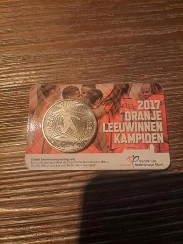 Oranje Leeuwinnen Penning 2017 beschikbaar voor biedingen