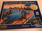 Puzzel 1000 stukjes New York fluoriscerend, Ophalen of Verzenden, Zo goed als nieuw