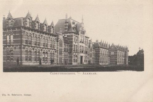 Alkmaar, Cadettenschool. Soldaat Militair Kazerne, Verzamelen, Ansichtkaarten | Nederland, Ongelopen, Noord-Holland, Voor 1920