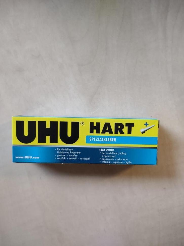 UHU Hart hout-kunststof alles lijm Transparant 45510, nieuw, Hobby en Vrije tijd, Modeltreinen | H0, Nieuw, Overige typen, Overige merken